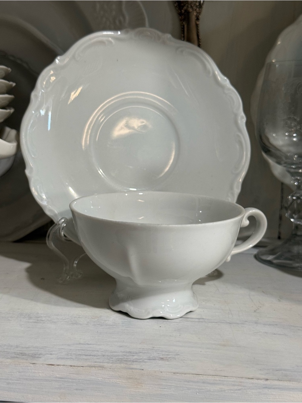 Mitterteich Bavaria china teacup set